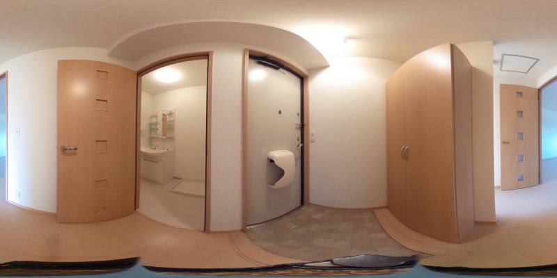 パノラマ画像玄関