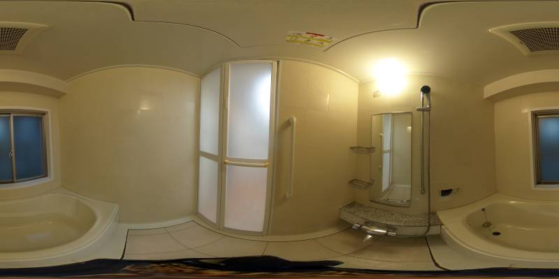 パノラマ画像バスルーム