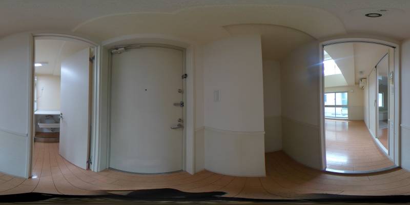 パノラマ画像玄関