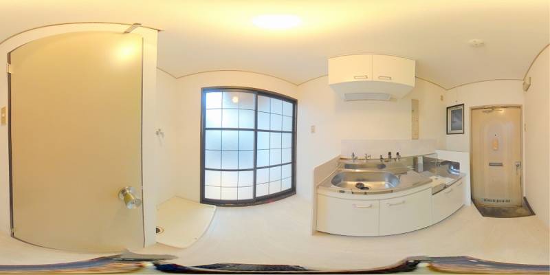 パノラマ画像キッチン