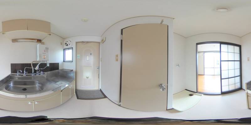 パノラマ画像キッチン