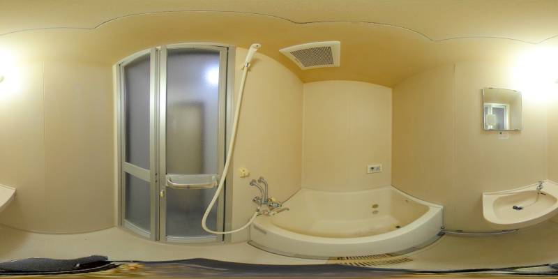 パノラマ画像バスルーム