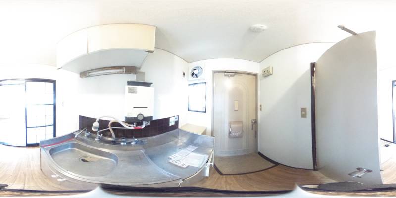 パノラマ画像キッチン