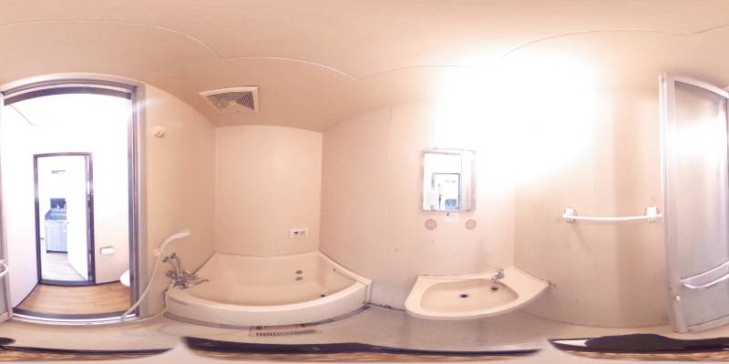 パノラマ画像バスルーム