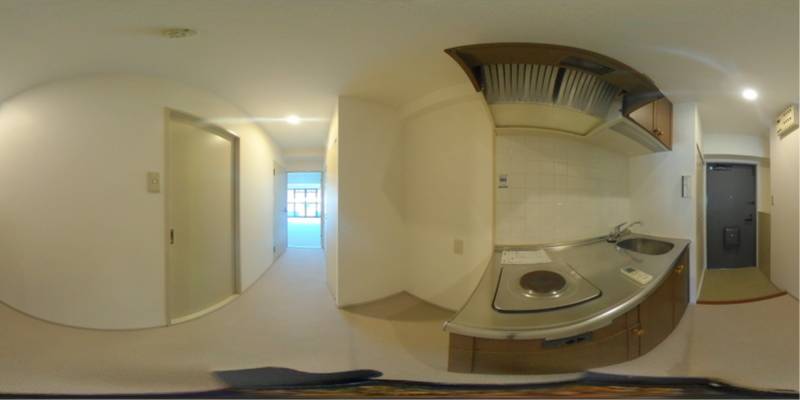 パノラマ画像キッチン