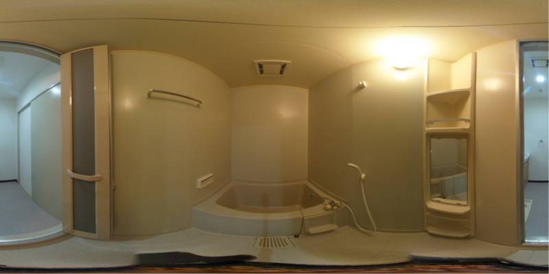 パノラマ画像バスルーム