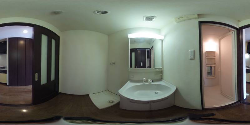 パノラマ画像バスルーム