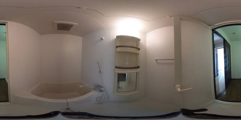 パノラマ画像バスルーム