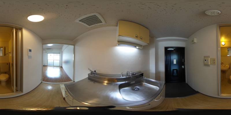 パノラマ画像キッチン