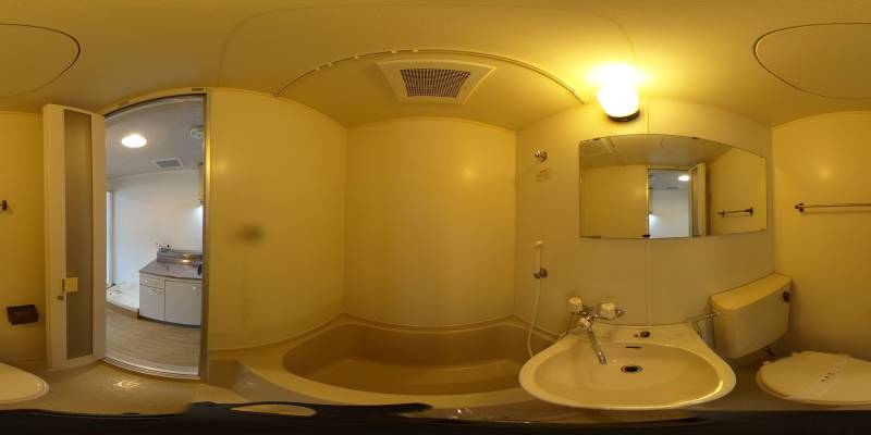 パノラマ画像バスルーム