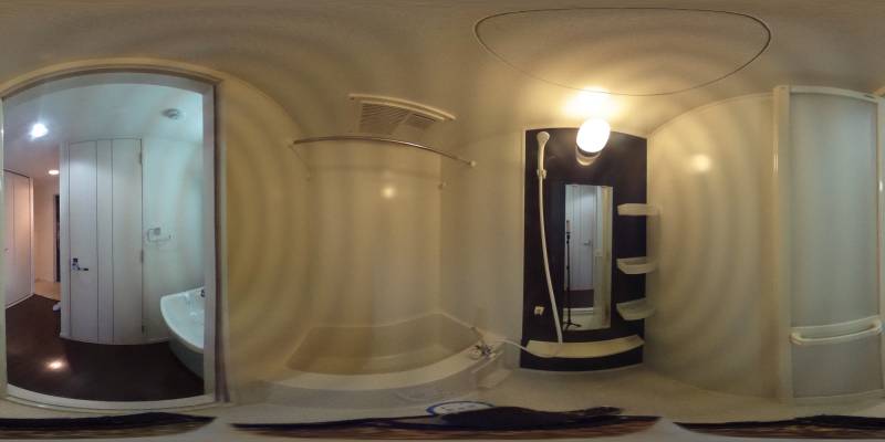 パノラマ画像バスルーム