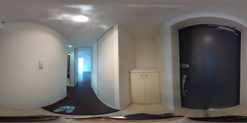 パノラマ画像玄関