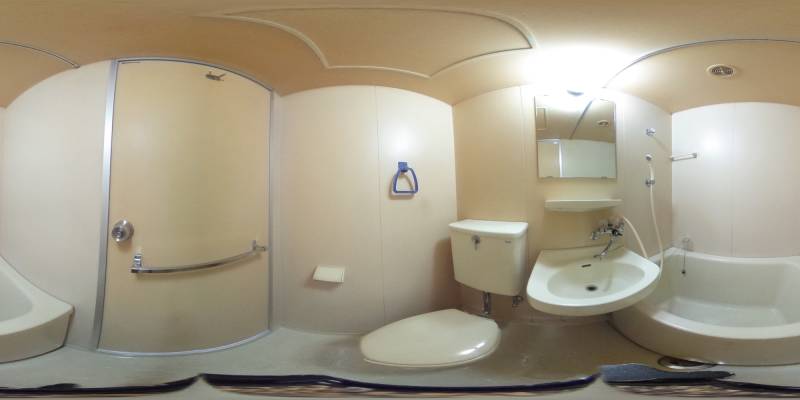 パノラマ画像バスルーム