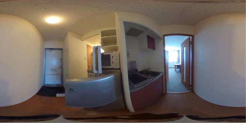 パノラマ画像キッチン