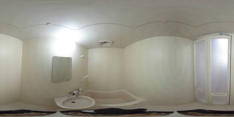 パノラマ画像バスルーム