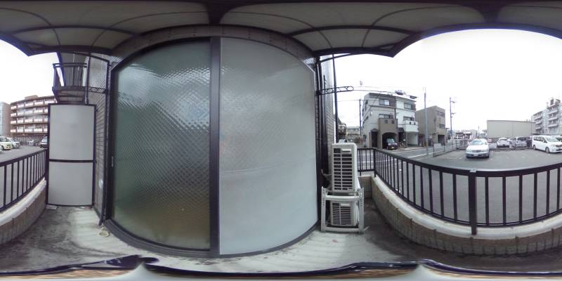 パノラマ画像バルコニー