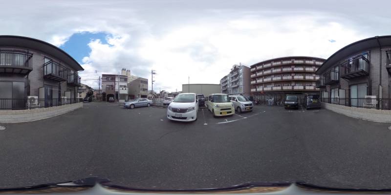 パノラマ画像駐車場