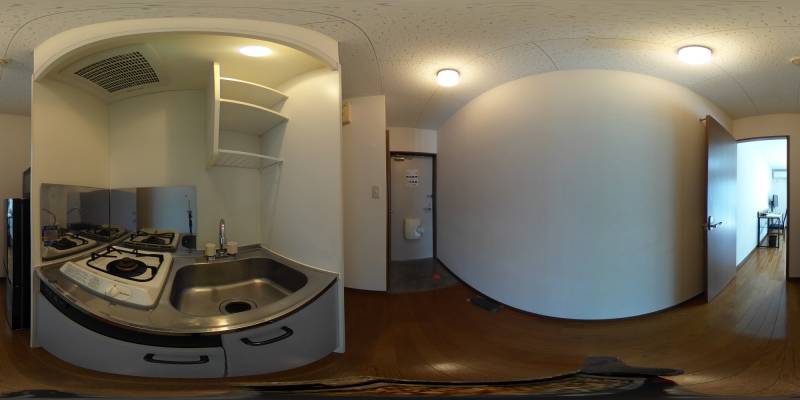 パノラマ画像キッチン