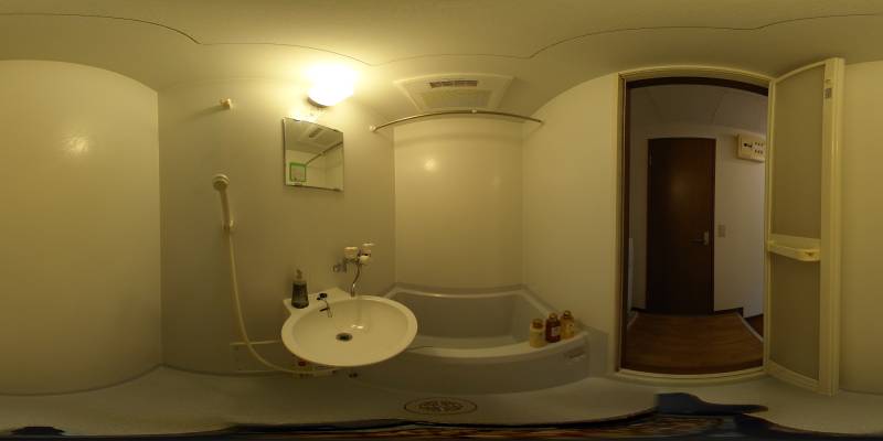 パノラマ画像バスルーム