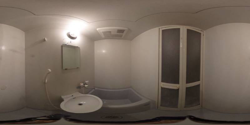 パノラマ画像バスルーム