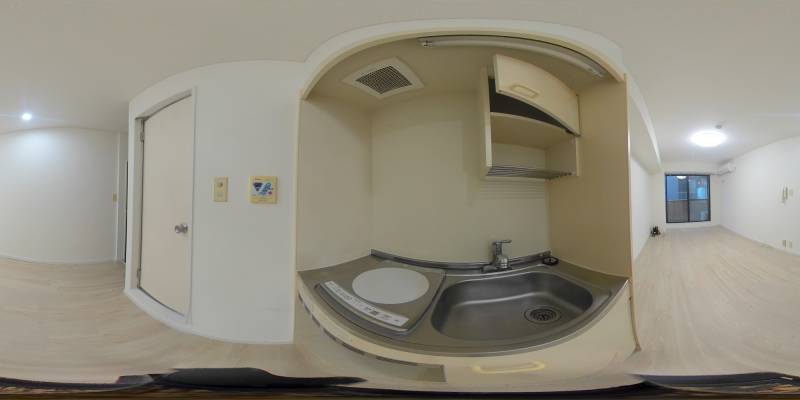 パノラマ画像キッチン