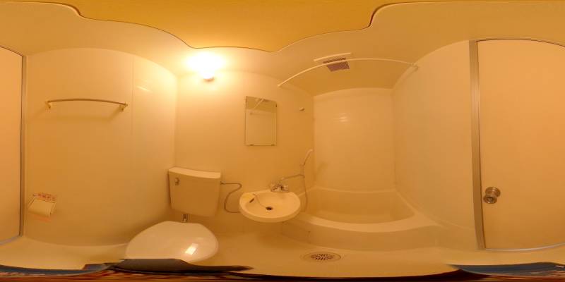 パノラマ画像バスルーム