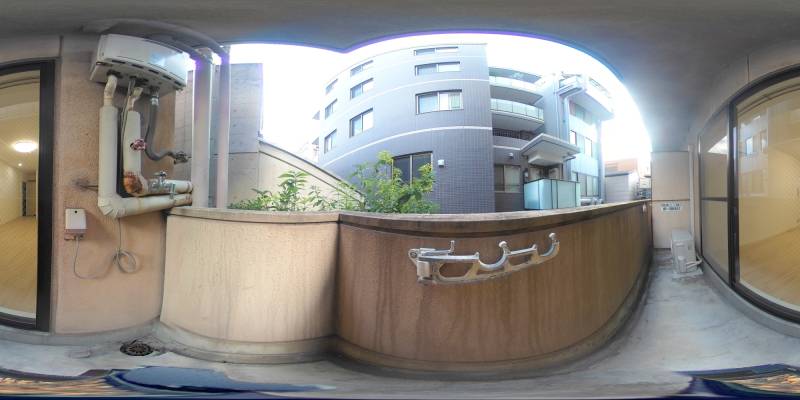 パノラマ画像バルコニー