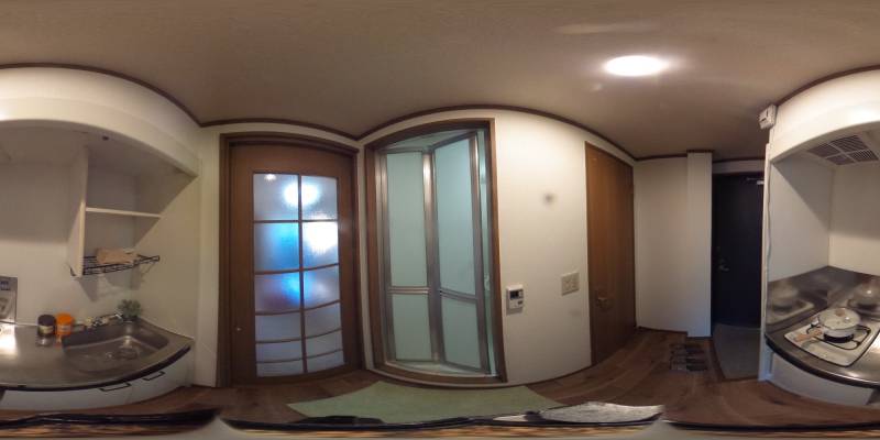 パノラマ画像キッチン