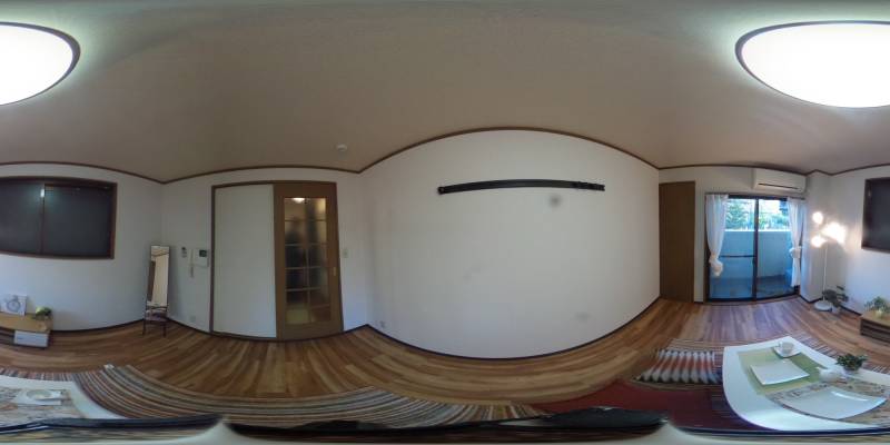 パノラマ画像洋室