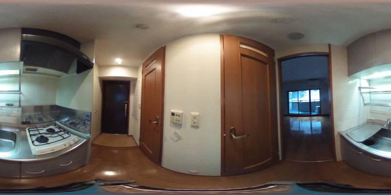 パノラマ画像キッチン