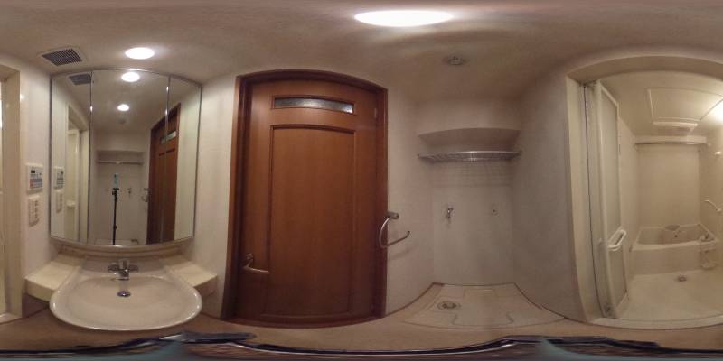 パノラマ画像バスルーム