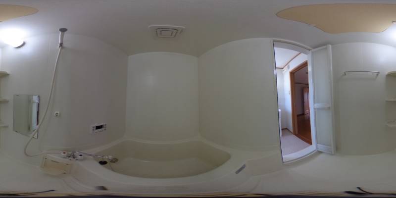 パノラマ画像バスルーム