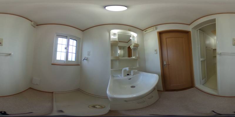 パノラマ画像洗面所