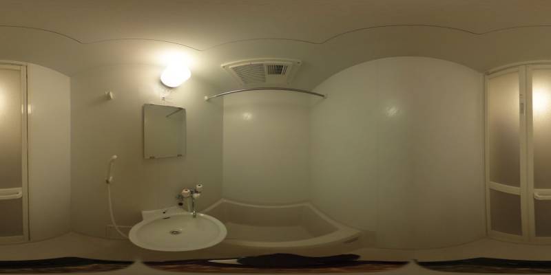 パノラマ画像バスルーム