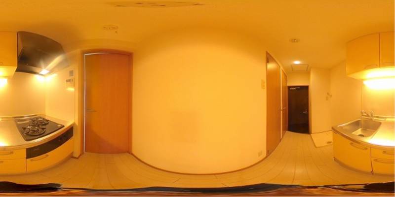 パノラマ画像キッチン