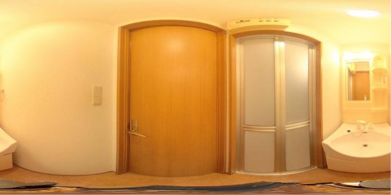 パノラマ画像洗面所