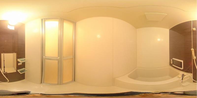 パノラマ画像バスルーム