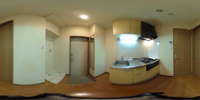 パノラマ画像キッチン