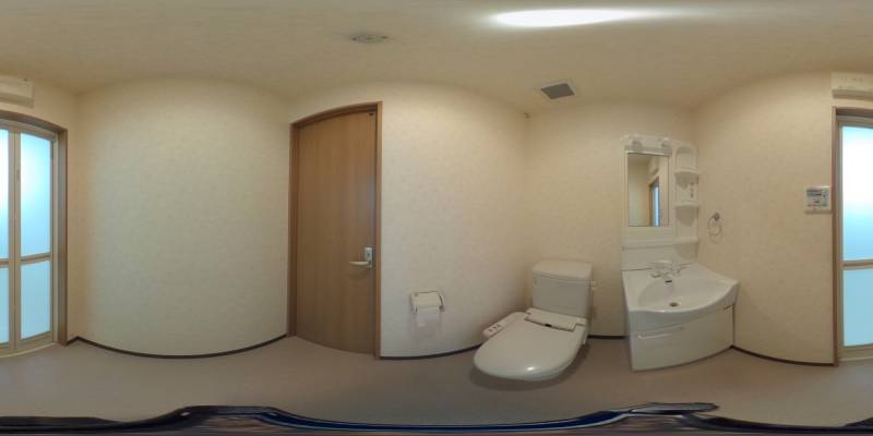 パノラマ画像洗面所