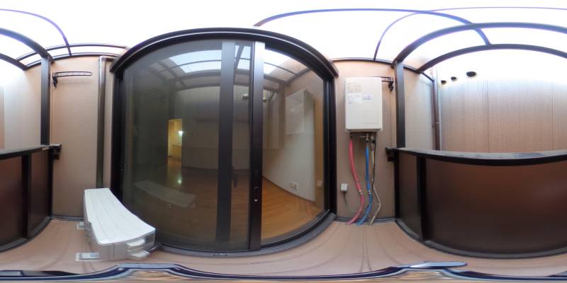 パノラマ画像バルコニー