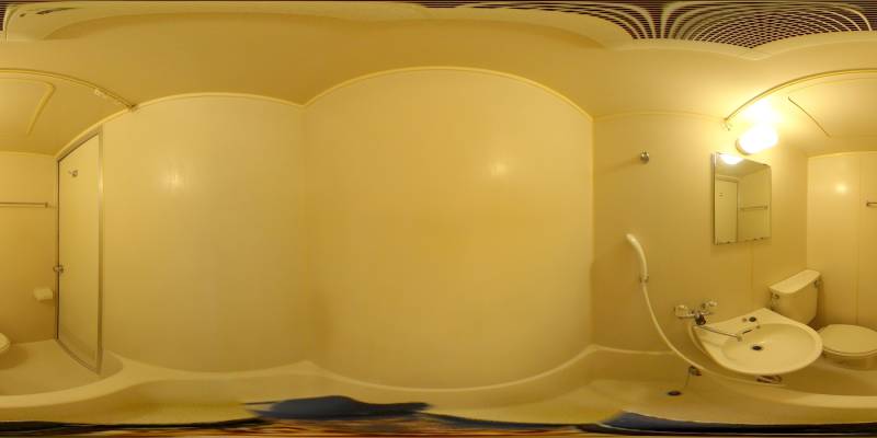 パノラマ画像バスルーム