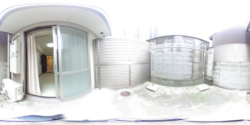 パノラマ画像バルコニー