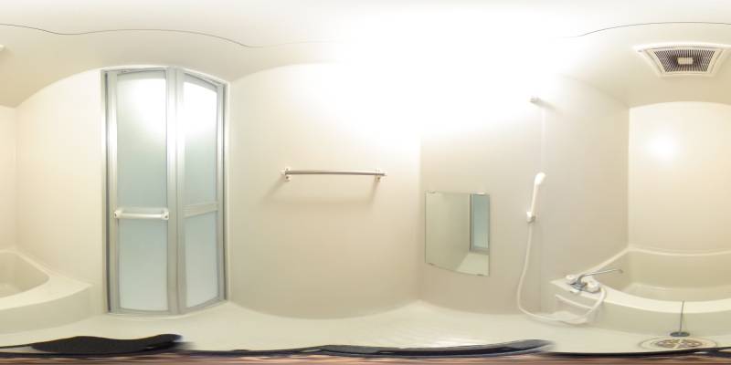 パノラマ画像バスルーム