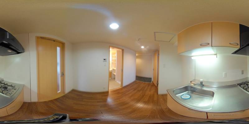 パノラマ画像キッチン