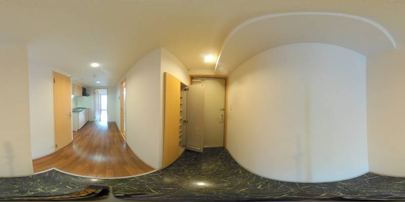 パノラマ画像玄関