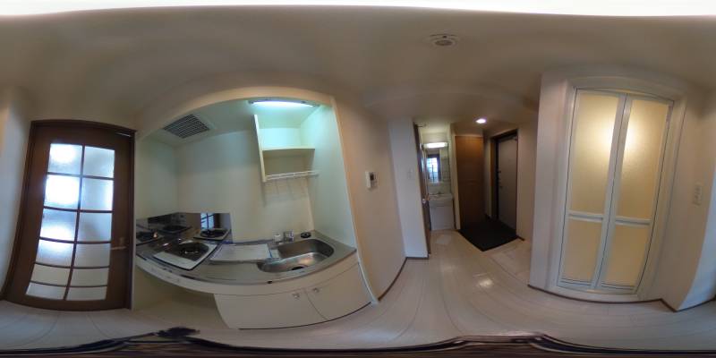 パノラマ画像キッチン