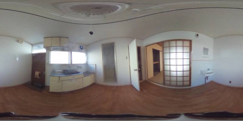 パノラマ画像キッチン