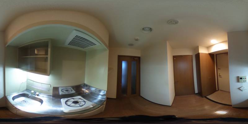 パノラマ画像キッチン