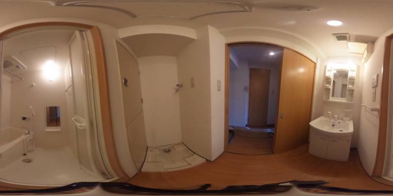 パノラマ画像洗面所