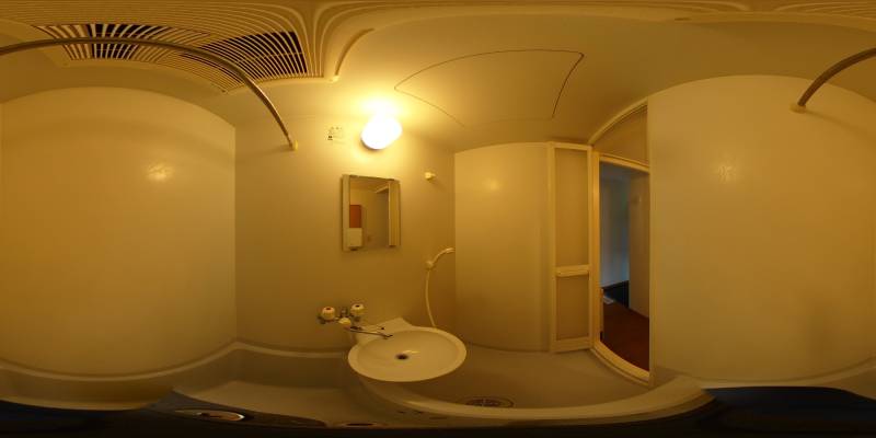 パノラマ画像バスルーム